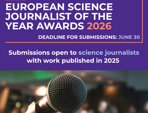 2026 European Science Journalist of the Year Award: Submissions Now Open